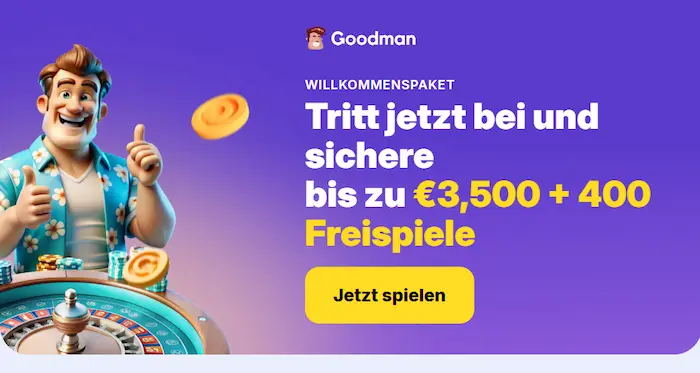 Goodman Casino bonus
